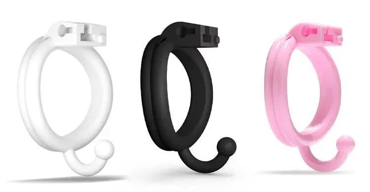 BDSM Chastity Cage 4 Size Ring Penis Cage Device Femdom Restraint Penis Lock Breathable Urethral Lock Bondage Device for Men