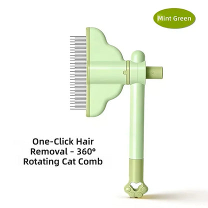 Self-Cleaning One-Button Dog Comb Pet Hair Remover Cat Brush Massage Grooming Combs for Dogs And Pets