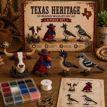 New Creative 3D Animal Bead Kit Mini Size Farm & Sea Animals Animal Crafting Set Bead Craft Pets Beading Set DIY Activity
