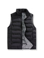 80% White Duck Down Men's Winter Vest Sleeveless Puffer Jacket Graphene Liner Stand Collar Warm Down Gilet Coats Big Size 6XL