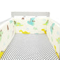 Nordic Stars Baby Bed Thicken Bumpers Zipper Design One-piece Crib Around Cushion Cot Protector Pillows 200*30 CM