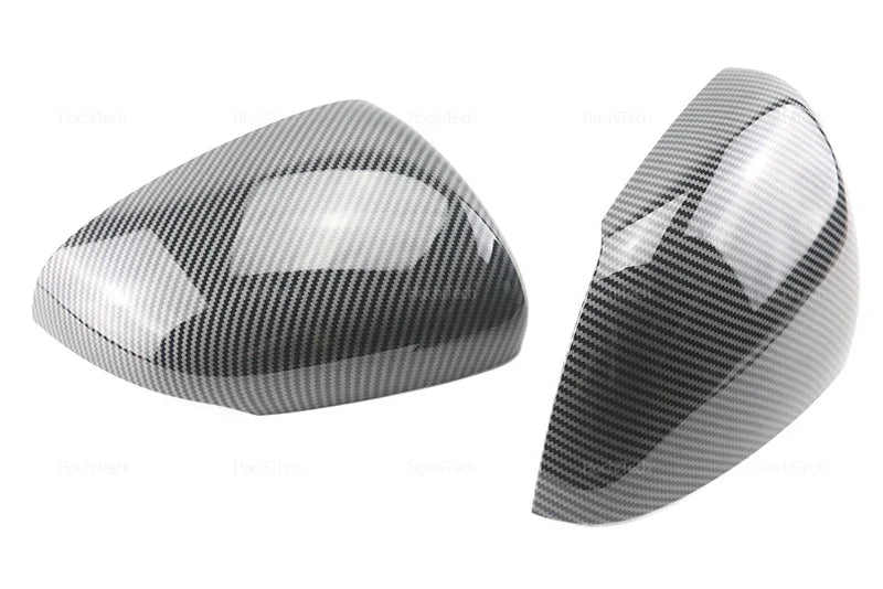 For Mercedes-Benz W177 V177 C118 X118 2018-2023 Black Carbon Fiber Car Rear View Door Wing Side Mirror Cover Caps Shell Case