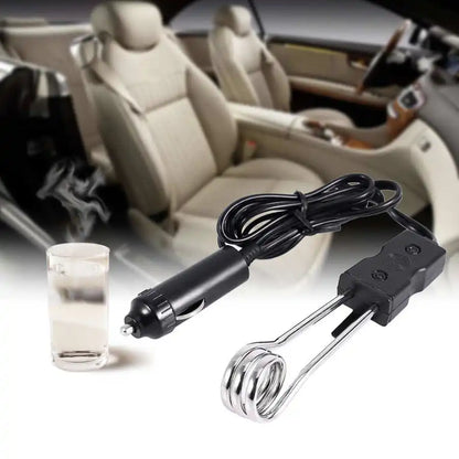 12V 24V 120-140W Car Immersion Heater Portable High Quality Safe Warmer Auto Electric Tea Coffee Water Heater