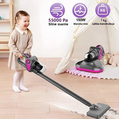 4-in-1 Cordless Stick Vacuum Cleaner 55000Pa Suction Power Powerful  Cordless Rechargeable Lithium Battery for Carpet Floor Pet