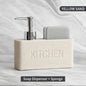 Modern kitchen accessories Soap Dispenser Set Liquid hand soap dispenser pump bottle brushes Holds and Stores Sponges Scrubbers