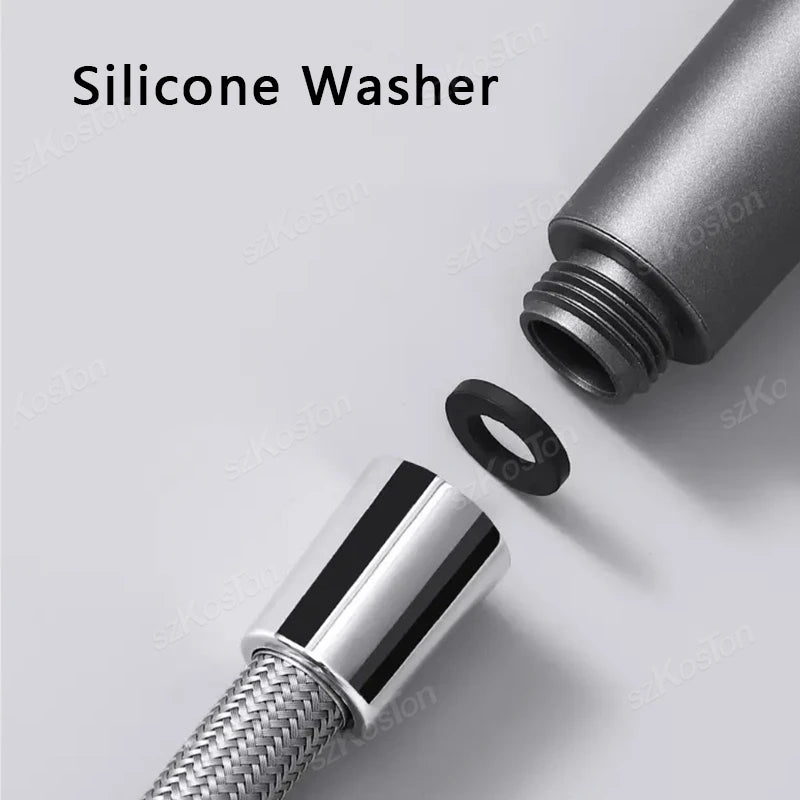 Bathroom Nylon High Pressure Flexible Smooth 1.5/2.0 Meter Shower Hose Flexible Handheld Anti Winding GI/2 Universal Pipe Tube