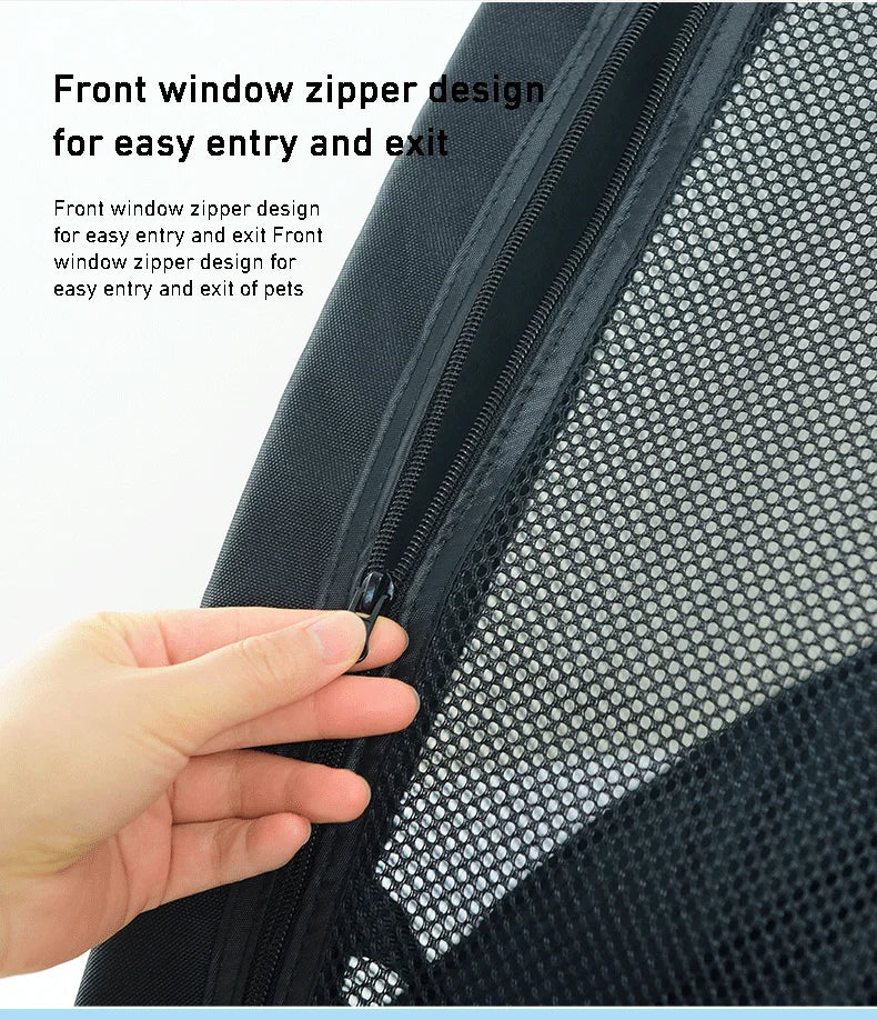 Large-sized Pet Stroller for Outdoor Travel Dog Mobility Scooter Large Capacity Dog Car Multifunctional Foldable Pet Stroller
