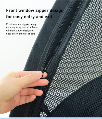 Large-sized Pet Stroller for Outdoor Travel Dog Mobility Scooter Large Capacity Dog Car Multifunctional Foldable Pet Stroller
