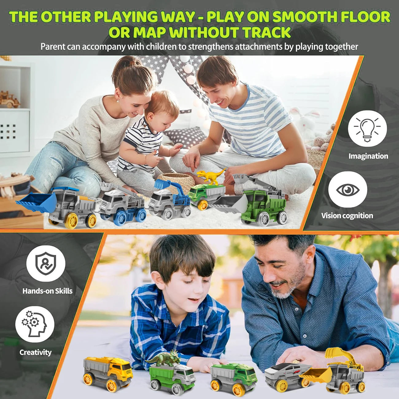 Space Track Toys Magic Climbing Electric Engineering Race Car Toy Bendable Flexible Race Track Cars Train Toy For Kid Gift