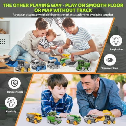 Space Track Toys Magic Climbing Electric Engineering Race Car Toy Bendable Flexible Race Track Cars Train Toy For Kid Gift