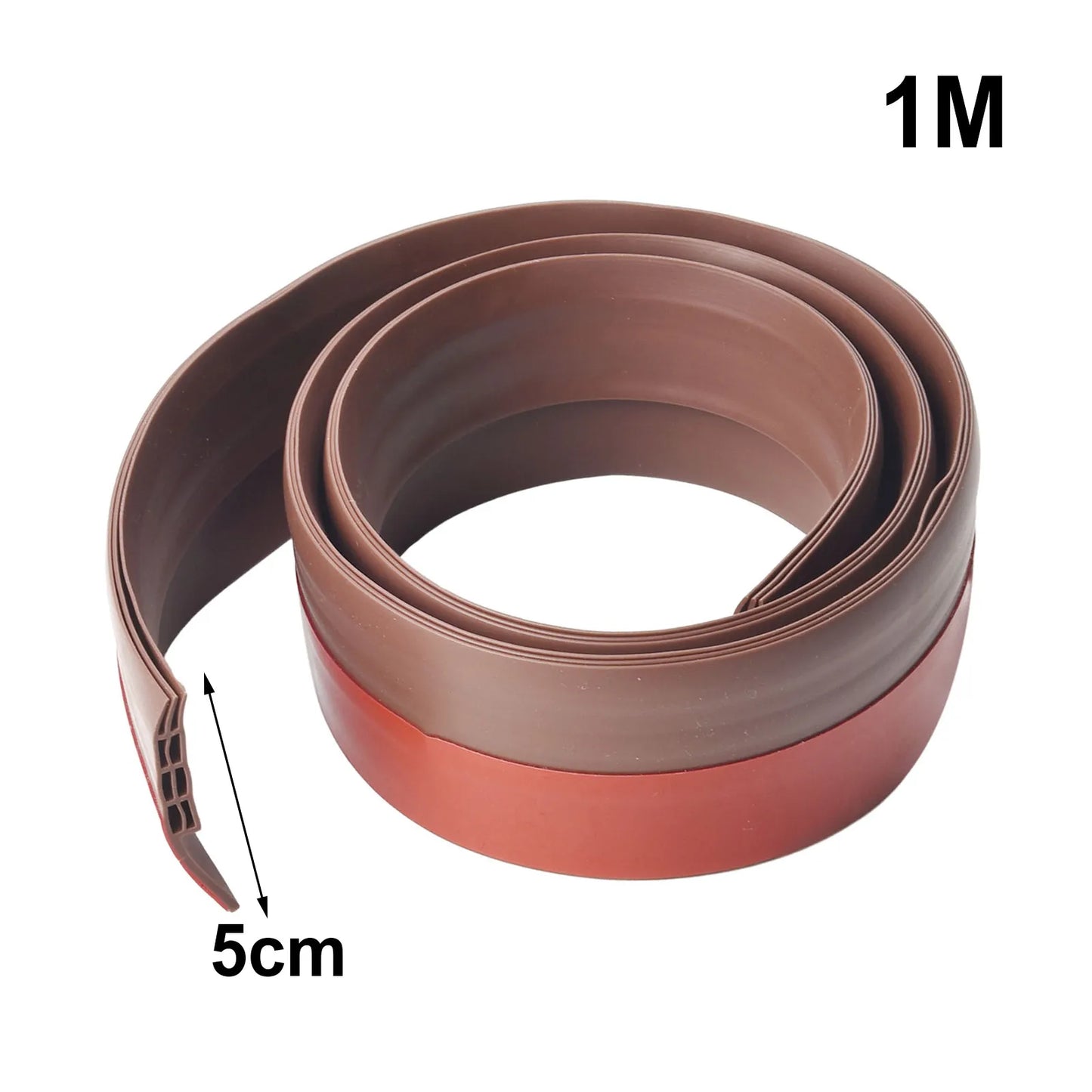 1M Waterproof Seal Strip Windbreak Stopper Door Bottom Guard Door Draft Excluder Strip Self Adhesive Tape Bottom Strip