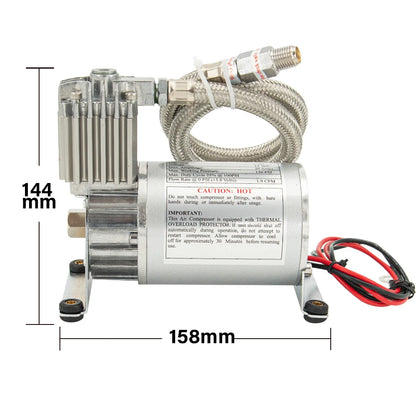 Universal 12V 150PSI Outlet 1/4 NPT Car Air Horn Pump Small Air Ride Suspension Compressor/Pump