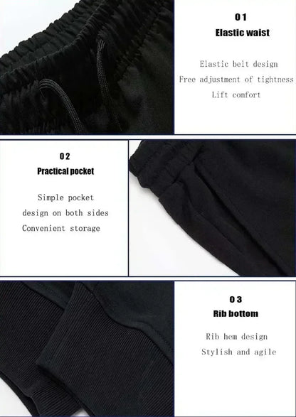 PARIS Letter Print Sweatshirt Suit Men's Fleece Hoodie Pants Set Spring Autumn Winter Warm Casual Sports Pullover Trousers Sets