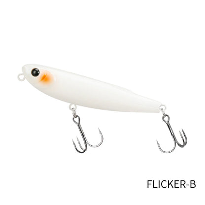TSURINOYA FLICKER 70F Surface Fishing Lure Z Dog Floating Pencil 70mm 8.4g Chatter Artificial Hard Baits Trout Bass Pike Plug
