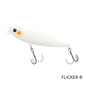 TSURINOYA FLICKER 70F Surface Fishing Lure Z Dog Floating Pencil 70mm 8.4g Chatter Artificial Hard Baits Trout Bass Pike Plug