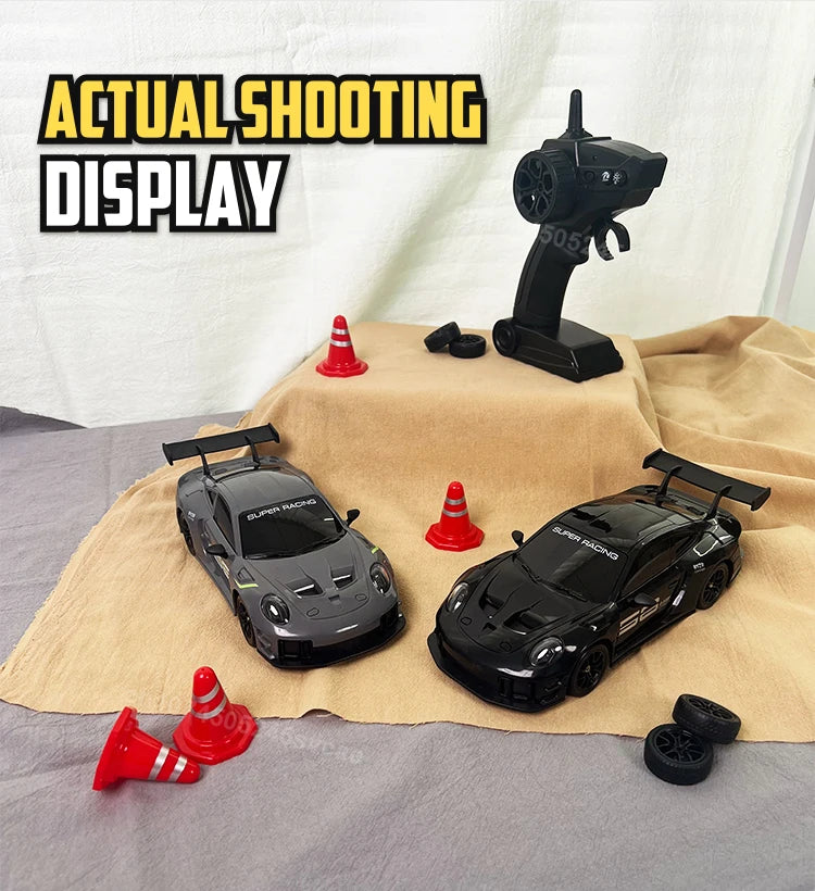 4WD RC Car Remote Control Cars 2.4G Radio High Speed Drift Racing High Speed Truck RTR Vehicle Toy Gift for Kids Children