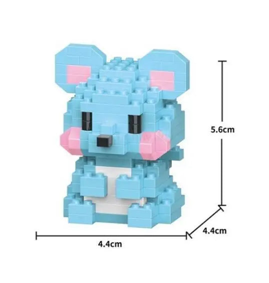 Insect Micro Animals Pet Cats Dog Building Blocks 3D Diamond Model BEE Snail Brick City Construction Toy for Children Kid Gift