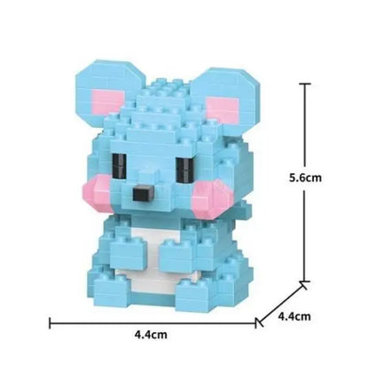 Insect Micro Animals Pet Cats Dog Building Blocks 3D Diamond Model BEE Snail Brick City Construction Toy for Children Kid Gift