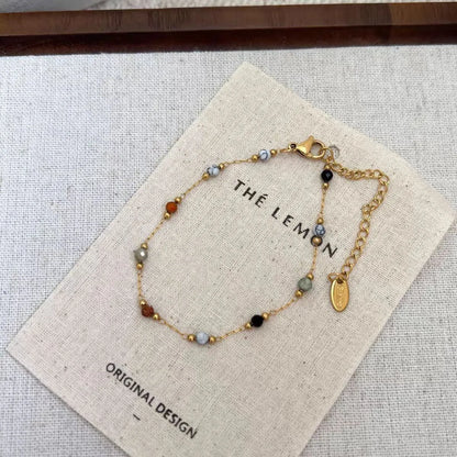 Zinc Alloy Bracelet Sparkling Zircon Flower Bracelet Handmade Bracelet Alloy For Daily Wear Fashion Accessory Party