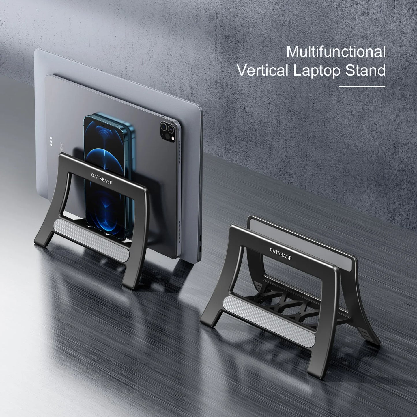Eary Vertical Laptop Stand Holder for MacBook Air Pro Surface/Tablet/HP/Dell Gravity Notebook Stand ABS Support Up to 17.3 inch
