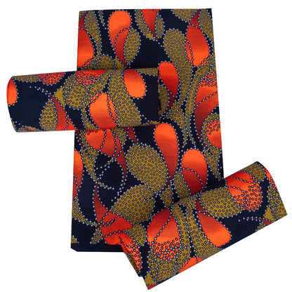 Veritablewax Africa Ankara Prints Batik Wax Fabric DIY Textile Nigeria African Polyester Fabric Dress Sewing Tissu Craft 6 yards