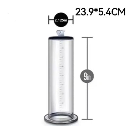 Male Penis Enlarger Vacuum Pump Penis Enlargement Enhancer Adult Sex Toy for Men Lasting Trainer Erotic Products Vacuum Cylinder