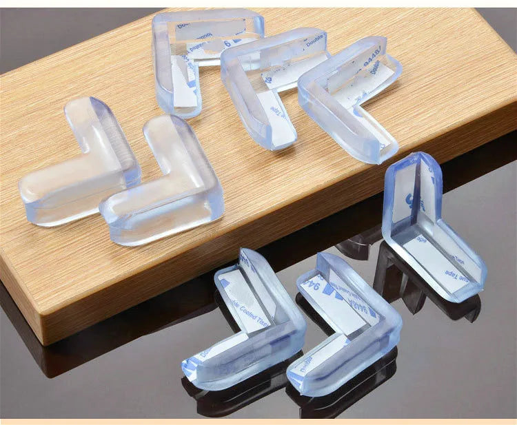 10pcs Baby Safety Silicone Protector Table Corner Edge Protection Cover Electric Socket Protection Children Anticollision Guards