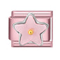 Pink Color Y2K Butterfly Star Bow Rabbit Heart Pendant Italian Charm Links Fit 9mm Stainless Steel Bracelet DIY Making Gifts