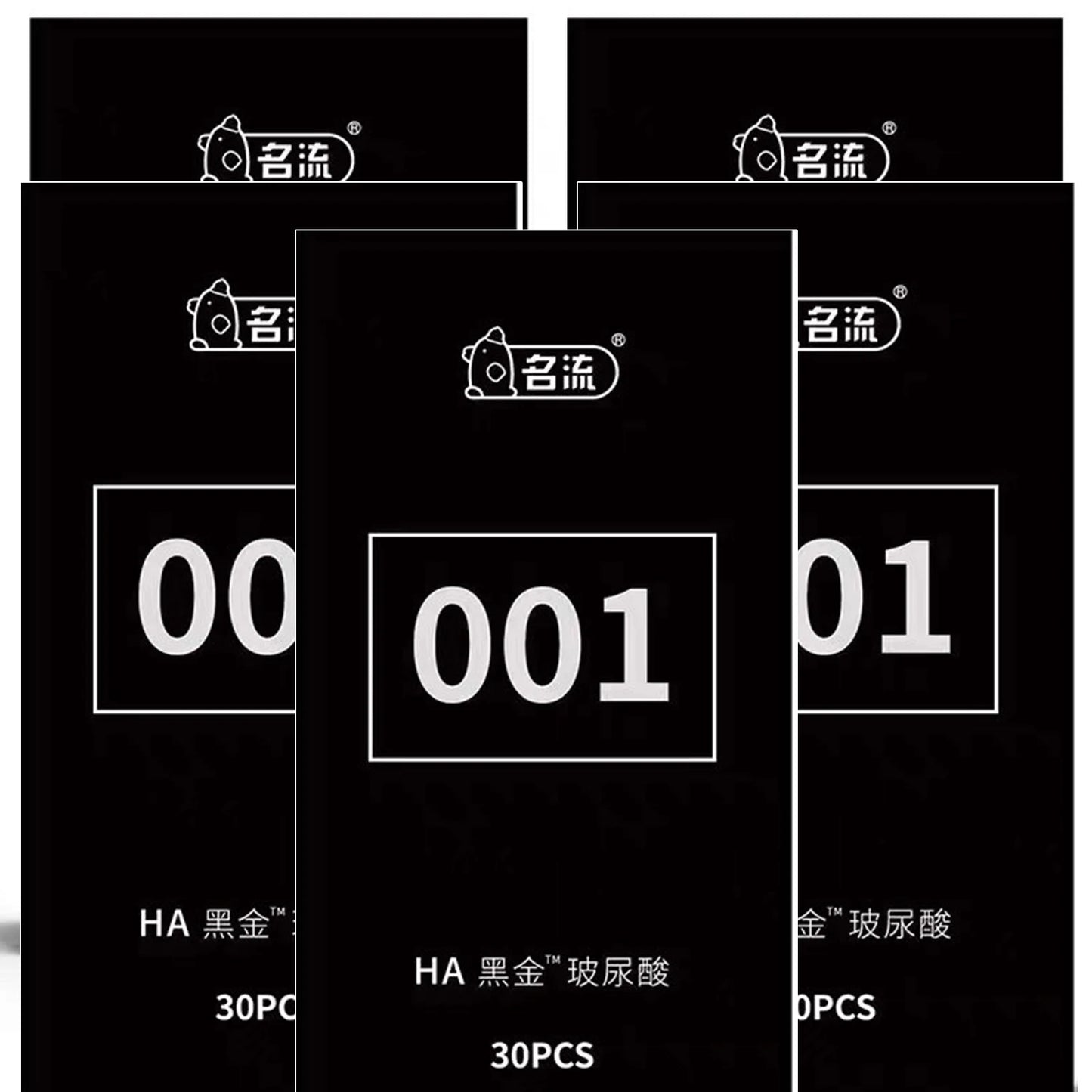 Premium 001 Ultra Thin Condoms 30pcs Non-Latex Safe Condoms Men Women Intimate Health Adult Pleasure Products