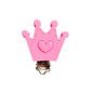 10pcs Silicone Heart Pacifier Clips DIY Baby Teething Teether Necklace Bead Tool Nurs Gift Nipple Chain Accessories
