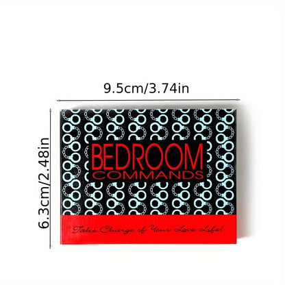 Bedroom Commands Card Game Includes 108 Game Cards Fun Party for Couple, Gaming Gift