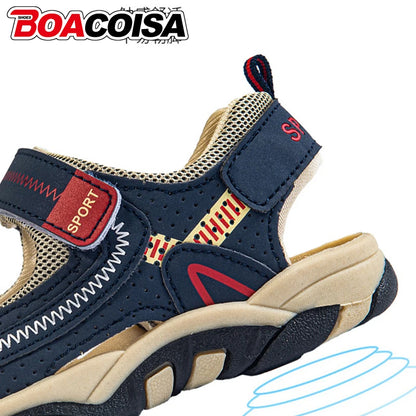 Breathable Children's Sandals Beach Shoes Boys Outdoor Sports For Kid's Girls Students Casual Sandals Anti-slip Flat Walking