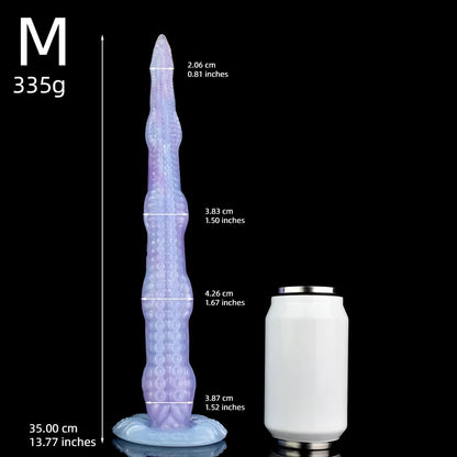 FAAK 65cm Long Butt Plug With Suction Cup S M L XL XXL Fantasy Octopus Leg Dildo Anal Beads 5 Sizes Sex Toys For Women Man