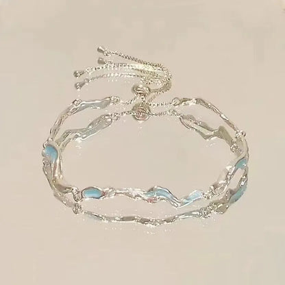 Zinc Alloy Bracelet Sparkling Zircon Flower Bracelet Handmade Bracelet Alloy For Daily Wear Fashion Accessory Party