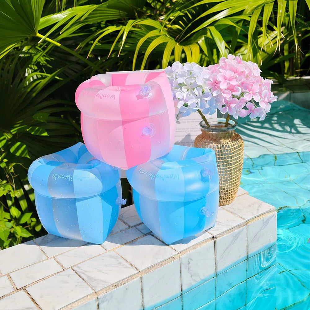 1Pcs Inflatable Pool Float Swim Arm Ring Swim Tube Swim Accessory Summer Water Sports Inflatable Buoyancy Armbands ﻿