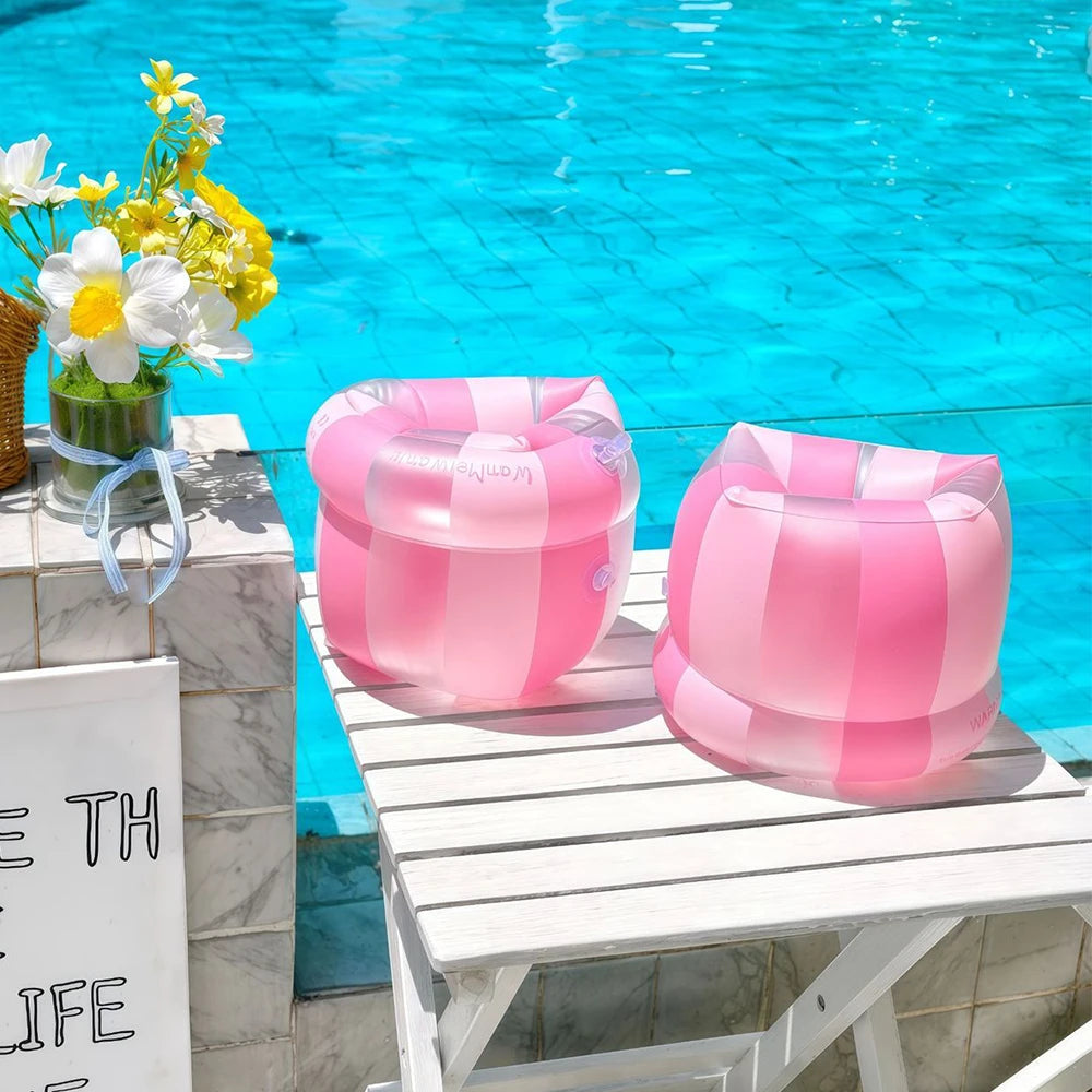 1Pcs Inflatable Pool Float Swim Arm Ring Swim Tube Swim Accessory Summer Water Sports Inflatable Buoyancy Armbands ﻿