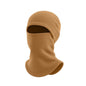 Winter Kids Hat Full Face Warm Hood Windproof Cap Solid Color Fleece Hats Girls Boys Outdoor Ski Mask Neck Ear Protect Accessory