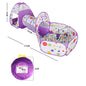 3In1 2.7M Children Ball Pool with Basket Portable Baby Pit Crawling Tunnel Balloon Playpen Tent Kid Indoor Outdoor Yard Toy Gift