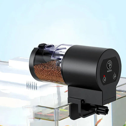 Automatic Smart Fish Feeder Digital Fish Tank Aquarium Electrical Plastic Timer Feeder Food Feeding Dispenser Tool Fish Feeder