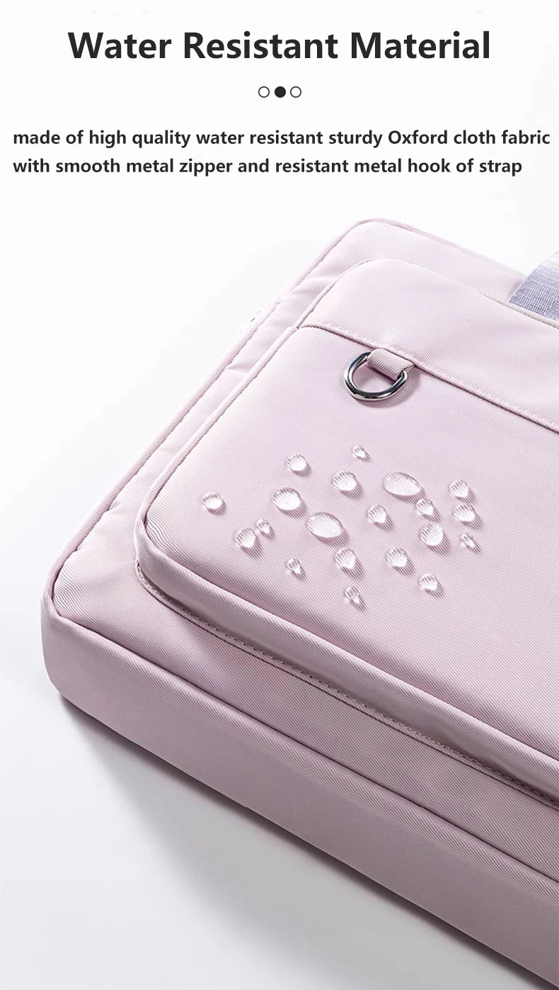Laptop Shoulder Bag 13.3 15.6 inch for Women Notebook Briefcase Handbag for Macbook Pro 14 16 M4 M3 Air 15 Huawei Xiaomi Dell HP