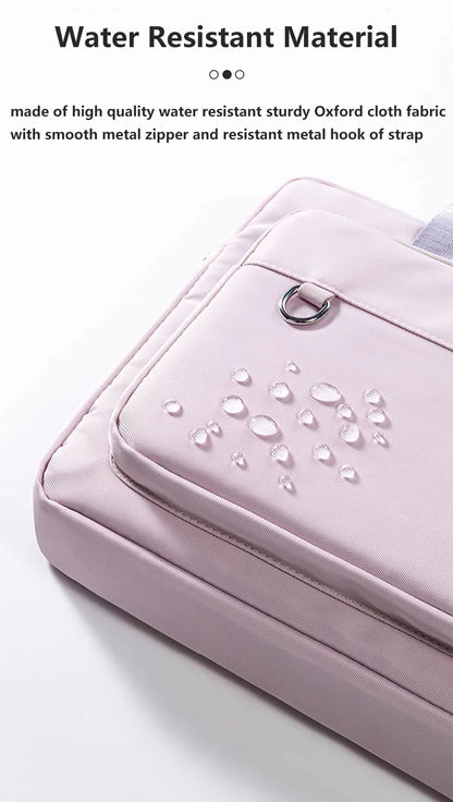 Laptop Shoulder Bag 13.3 15.6 inch for Women Notebook Briefcase Handbag for Macbook Pro 14 16 M4 M3 Air 15 Huawei Xiaomi Dell HP