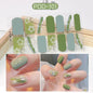 1PC Gel Nail Sticker Patch Slider Flower Gradient Color Back Glue Full Cover Waterproof Gel Nail Sticker UV Lamp Curing Manicur