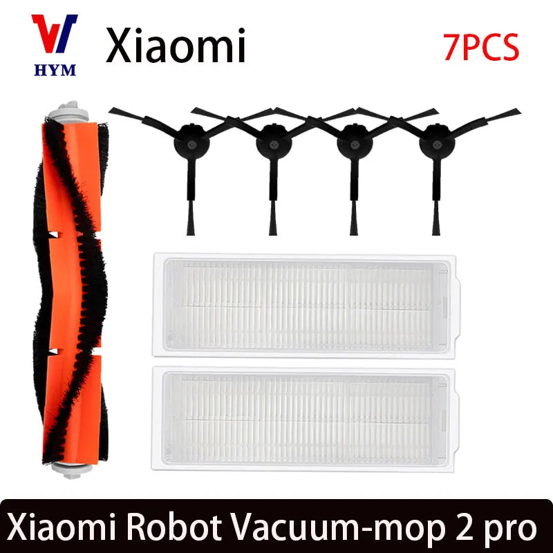 For Xiaomi Mi Robot Vacuum-Mop 2 Pro/Lite MJST1SHW MJSTL Hepa Filter Mop Cloth Main Side Brush Mijia Vacuum Cleaner Accessories