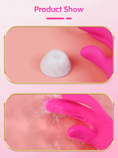 Wiggle Finger Vibrator G-Spot Vagina Vibrator Clitoris Stimulator 3 in 1 Female Masturbation Adult Goods Sex Toy for Women