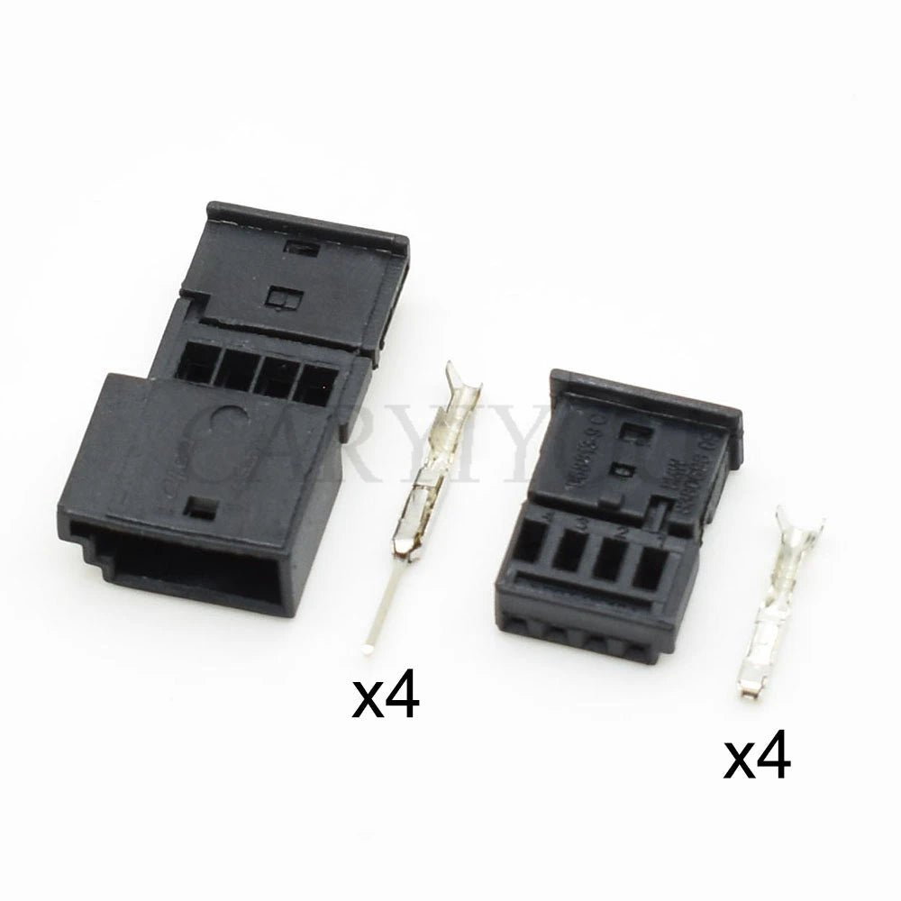 1 Set 4 Pin Automotive Connector Car Ambient Light Door Light Wire Harness Plug 968813-9 838069609 0-1452576-1 968813-1