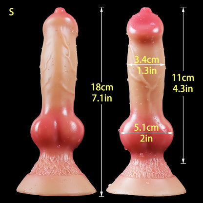 Dog Dildo/Huge Dildo Animal Realistic Penis with Suction Cup Big Butt Plug Giant Monster Cock Dick Adults Supplies for Men Women