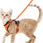 Adjustable Anti-Escape Small Cat Belt Kitten Harness Light Breathable Soft Pet Vest Wiring Harness Traction Belt Kitten Walking