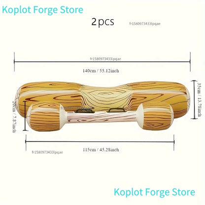 Summer Inflatable Popsicle Float Set, 2-4 Pack Large Water Pool Toy, Fun Floating Ice Lounge Chair for Beach Lake Party