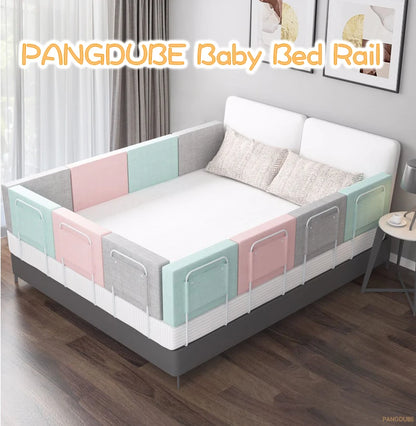 PANGDUBE 1pc 47cm Baby Bed Rail Child Bed Barrier for Kids Bed Fence Railing for Children's Bed Protection Kids Safety Railings