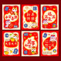 6Pcs 2026 Year Horse Zodiac Red Cash Envelopes, Chinese New Year Red Packets, Lucky Money Gift Bag